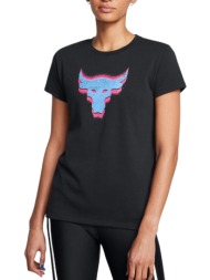 μπλούζα κοντομάνικη under armour project rock w underground core t 1382708-001 γυναικείο