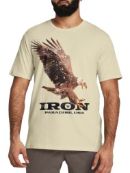 μπλούζα κοντομάνικη under armour pjt rck eagle graphic 1383224-273 ανδρικό