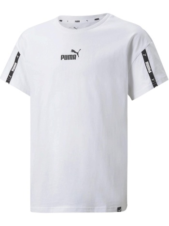 μπλούζα κοντομάνικη puma puma power tape 846928-02 unisex σε προσφορά