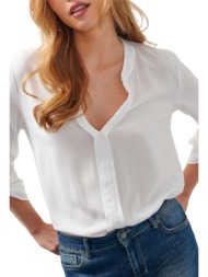 τουνίκ attrattivo mονόχρωμη mε v 91372231-white γυναικείο