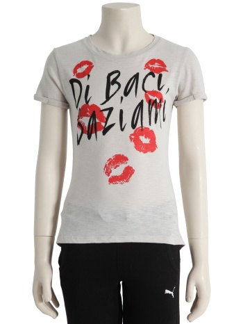 μπλούζα κοντομάνικη t-wall kiss graphic nxgt492-935 κορίτσι σε προσφορά