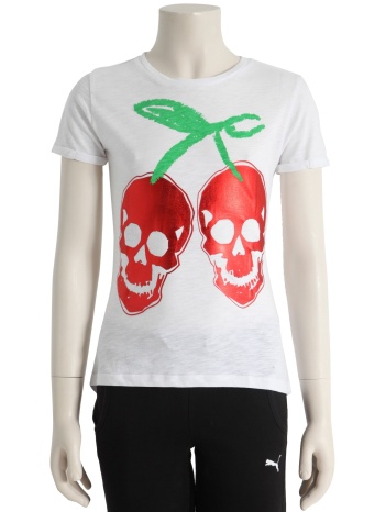 μπλούζα κοντομάνικη t-wall cherry skull nxgt493-1 κορίτσι σε προσφορά