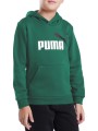 μπλούζα μακρυμάνικη puma ess+ 2 col big logo hoodie fl 586987-75 αγόρι