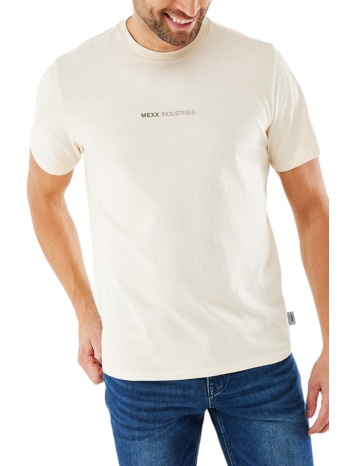 μπλούζα κοντομάνικη mexx crewneck so2113023m-off white σε προσφορά