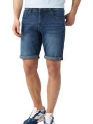 βερμούδα mexx steve mid waist regular leg jeans bm0521033m-dark used ανδρικό