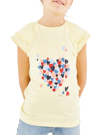 μπλούζα κοντομάνικη mexx artwork tu2158023g-yellow κορίτσι σε προσφορά