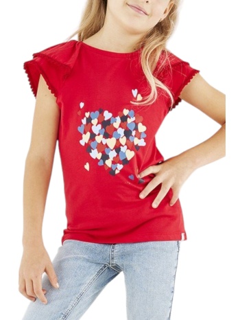 μπλούζα κοντομάνικη mexx artwork tu2158023g-red κορίτσι σε προσφορά