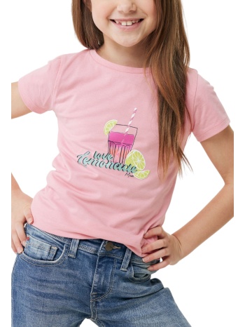 μπλούζα κοντομάνικη mexx lemonade print tu2119033g-salmon σε προσφορά