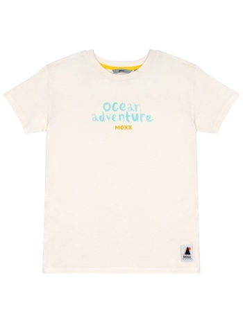 μπλούζα κοντομάνικη mexx with artwork tu2121033b-off white σε προσφορά