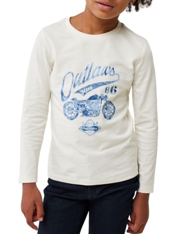 μπλούζα μακρυμάνικη mexx with artwork zn2134026b-off white σε προσφορά