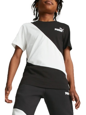 μπλούζα κοντομάνικη puma power cat 674231-01 αγόρι σε προσφορά