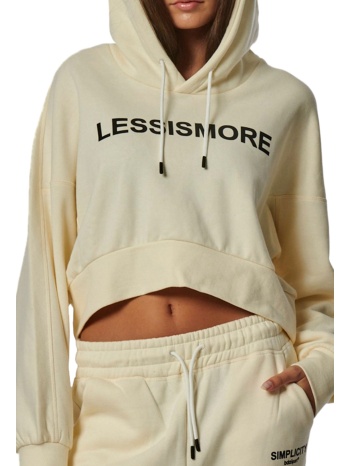 μπλούζα μακρυμάνικη body action oversized cropped hoodie σε προσφορά
