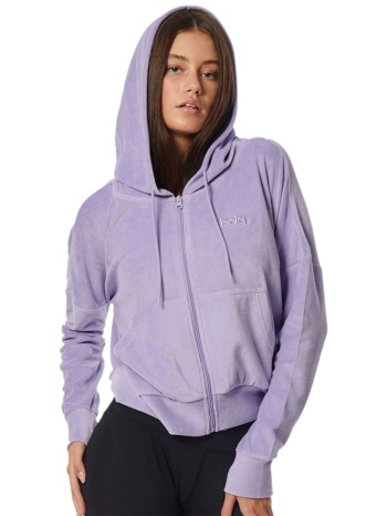 ζακέτα body action velour crop hoodie 071324-13c γυναικείο σε προσφορά