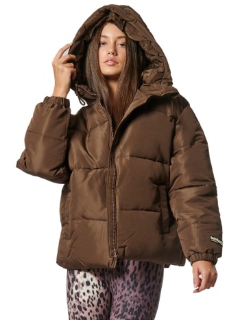 μπουφάν body action puffer with hood 071330-06 γυναικείο σε προσφορά