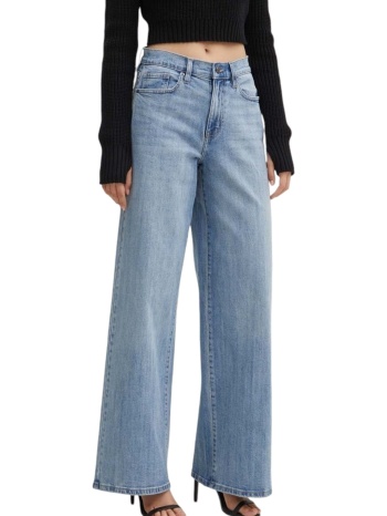 παντελόνι jean dkny wide leg dj4m4007-f3l-bryant wash