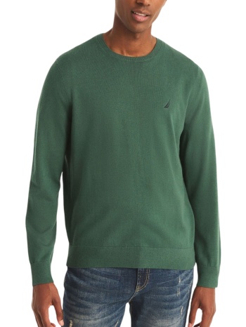 πουλόβερ nautica ριμπ λαιμόκοψη s47001-3tq-raifrstgrn σε προσφορά