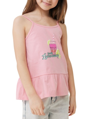 μπλούζα αμάνικη mexx lemonade print tu2011033g-salmon pink σε προσφορά