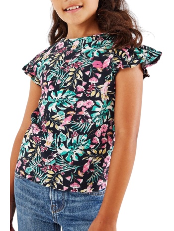 μπλούζα κοντομάνικη mexx floral printed ruffle σε προσφορά