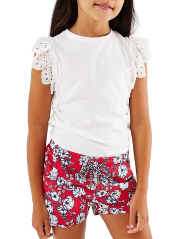 top mexx broidery sleeves tu2041023g-off white κορίτσι σε προσφορά