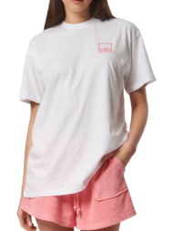 μπλούζα κοντομάνικη body action oversized with print 051425-02 γυναικείο