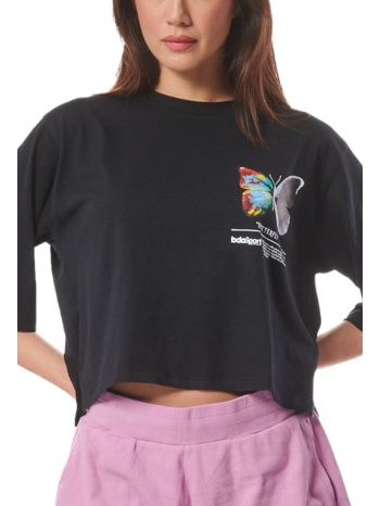 μπλούζα κοντομάνικη body action relaxed fit graphic σε προσφορά