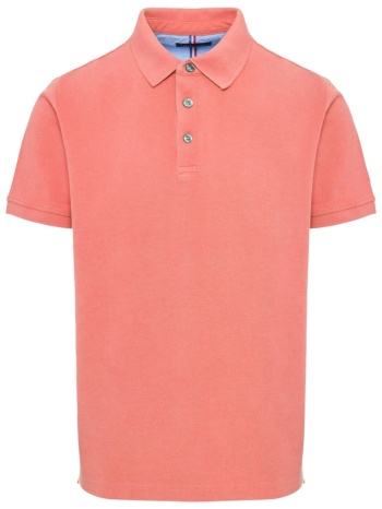 μπλούζα polo funky buddha με λογότυπο στα μανίκια σε προσφορά