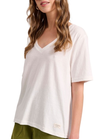 μπλούζα κοντομάνικη funky buddha basic fbl009-176-04-off σε προσφορά