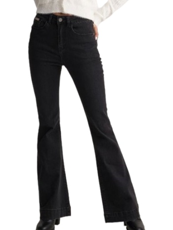 παντελόνι jean attrattivo flare leg 9912328c-black γυναικείο