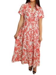 φόρεμα only onlkiera maxi ptm 15323870-hibiscus γυναικείο