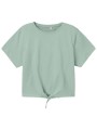 μπλούζα κοντομάνικη name it nkfvaya 13230078-silt green κορίτσι