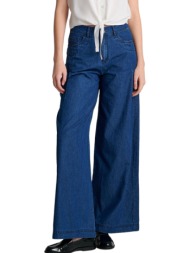 παντελόνι υφασμάτινο attrattivo άνετη γραμμή 91253024-blue γυναικείο