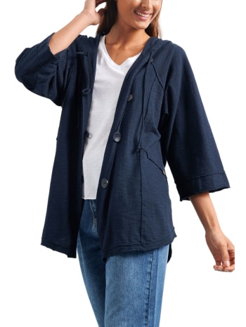 ζακέτα attrattivo με κουμπιά 9836606-blue γυναικείο