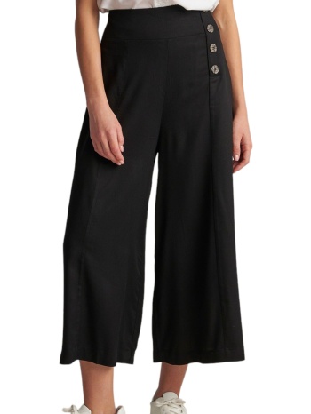 παντελόνι υφασμάτινο attrattivo ζυπ κυλότ 9916883-black