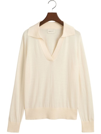 πουλόβερ gant fine knit rugger 4803188-130 γυναικείο σε προσφορά