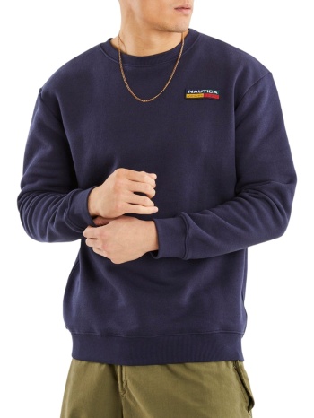 μπλούζα μακρυμάνικη nautica lolland φούτερ n7k01211-459 σε προσφορά