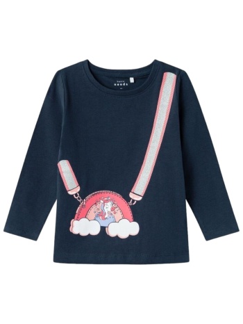 μπλούζα μακρυμάνικη name it nmfvix 13224958-dark sapphire  σε προσφορά