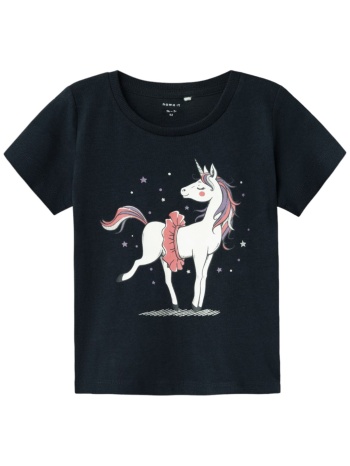 μπλούζα κοντομάνικη name it nmfbeate 13226024-dark sapphire σε προσφορά