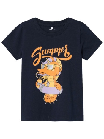 μπλούζα κοντομάνικη name it nmf janine 13226048-dark σε προσφορά