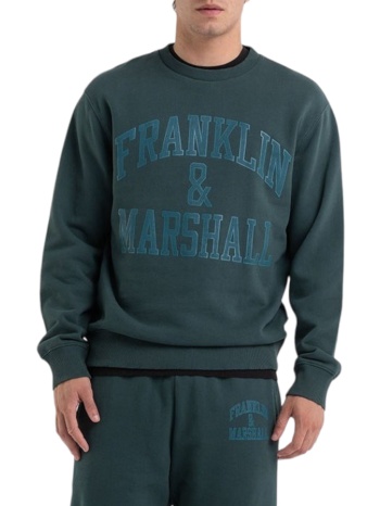 μπλούζα μακρυμάνικη franklin & marshall front logo σε προσφορά