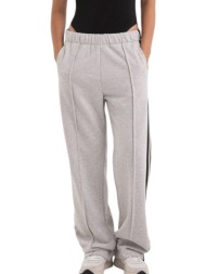 παντελόνι υφασμάτινο franklin & marshall pants jw1006.000.2000p01-dm01-ash grey melange γυναικείο