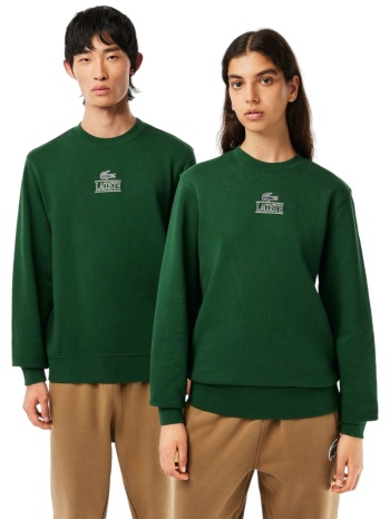 μπλούζα μακρυμάνικη lacoste με στρογγυλή λαιμόκοψη σε προσφορά