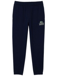 παντελόνι υφασμάτινο lacoste signature print sweatpants xh1211-166 ανδρικό