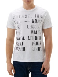 μπλούζα κοντομάνικη guess bsc city logo m4ri63k9rm1 ανδρικό