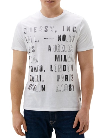 μπλούζα κοντομάνικη guess bsc city logo m4ri63k9rm1 ανδρικό σε προσφορά