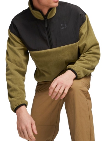 μπλούζα μακρυμάνικη puma classics utility polar fleece σε προσφορά