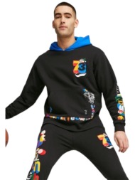 μπλούζα μακρυμάνικη puma trash talk hoodie 1 622067-01 ανδρικό