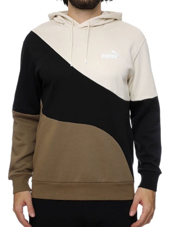 μπλούζα μακρυμάνικη puma power cat hoodie fl 674099-87 σε προσφορά