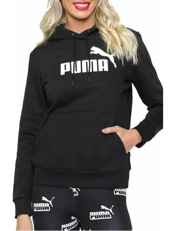 μπλούζα μακρυμάνικη puma ess logo hoodie fl 586788-01 σε προσφορά