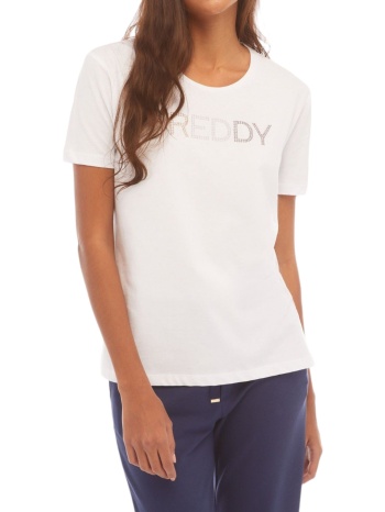 μπλούζα κοντομάνικη freddy logo s4wcxt1-w γυναικείο σε προσφορά