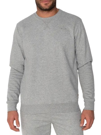 μπλούζα μακρυμάνικη fila brad φούτερ apjc0012-grmelan σε προσφορά